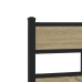 Estructura de cama sin colchón madera roble Sonoma 107x200 cm