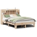 Estructura de cama sin colchón madera maciza de pino 160x200 cm