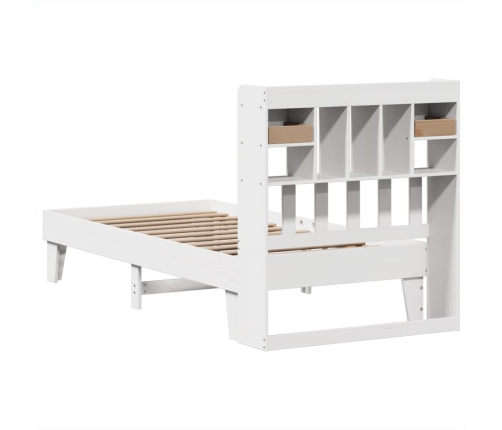 Estructura cama sin colchón madera maciza pino blanca 100x200cm