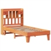 Estructura de cama sin colchón madera maciza marrón 90x190 cm