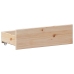 Cama con estantería sin colchón madera maciza de pino 160x200cm