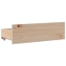 Cama con estantería sin colchón madera maciza de pino 150x200cm