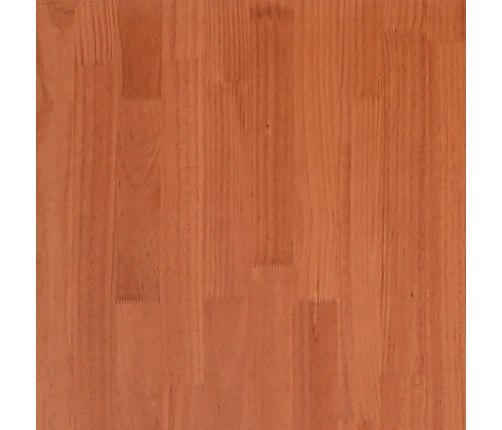 Cama sin colchón madera maciza pino marrón cera 150x200 cm