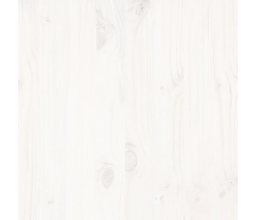 Estructura de cama sin colchón madera de pino blanco 135x190 cm