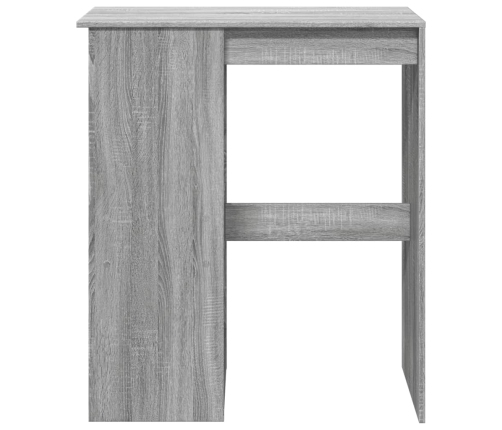 Mesa alta con estantes madera gris Sonoma 90x47,5x103,5 cm