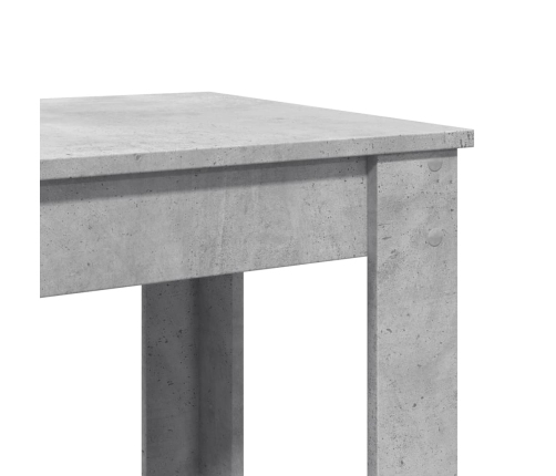 Mesa alta de bar madera ingeniería gris hormigón 51x50x103,5 cm