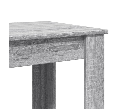 Mesa alta de bar madera ingeniería gris Sonoma 51x50x103,5 cm