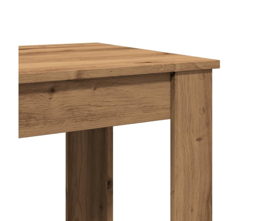 Mesa alta de bar madera ingeniería roble artisian 51x50x103,5cm