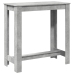 Mesa alta de bar madera ingeniería gris hormigón 102x50x103,5cm