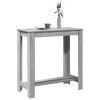 Mesa alta de bar madera ingeniería gris Sonoma 102x50x103,5 cm