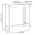 Mesa alta bar madera ingeniería roble artisian 102x50x103,5 cm