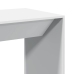 Mesa alta de bar madera de ingeniería blanca 51x50x103,5 cm