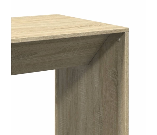 Mesa alta de bar madera ingeniería roble Sonoma 51x50x103,5 cm