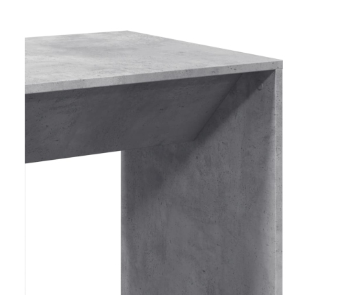 Mesa alta de bar madera ingeniería gris hormigón 51x50x103,5 cm