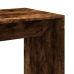 Mesa alta de bar madera ingeniería roble ahumado 51x50x103,5 cm