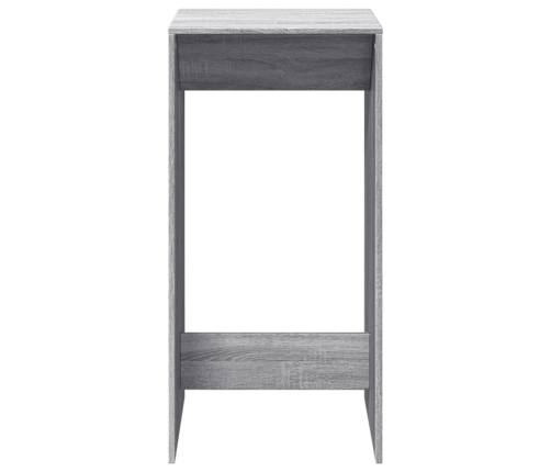 Mesa alta de bar madera ingeniería gris Sonoma 51x50x103,5 cm