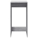 Mesa alta de bar madera ingeniería gris Sonoma 51x50x103,5 cm