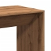 Mesa alta de bar madera ingeniería roble artisian 51x50x103,5cm