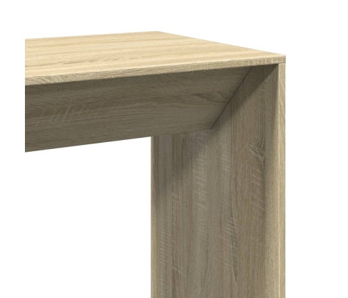 Mesa alta de bar madera ingeniería roble Sonoma 102x50x103,5 cm