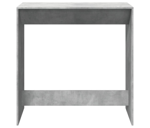 Mesa alta de bar madera ingeniería gris hormigón 102x50x103,5cm