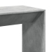 Mesa alta de bar madera ingeniería gris hormigón 102x50x103,5cm