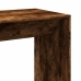 Mesa alta de bar madera ingeniería roble ahumado 102x50x103,5cm