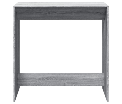 Mesa alta de bar madera ingeniería gris Sonoma 102x50x103,5 cm