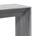 Mesa alta de bar madera ingeniería gris Sonoma 102x50x103,5 cm