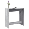 Mesa alta de bar madera ingeniería gris Sonoma 102x50x103,5 cm