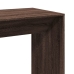 Mesa alta de bar madera ingeniería marrón roble 102x50x103,5 cm