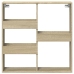 Armario de pared madera de ingeniería roble Sonoma 80x15x80 cm