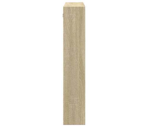 Armario de pared madera de ingeniería roble Sonoma 80x15x80 cm