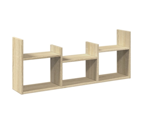 Armario de pared madera de ingeniería roble Sonoma 100x18x40 cm