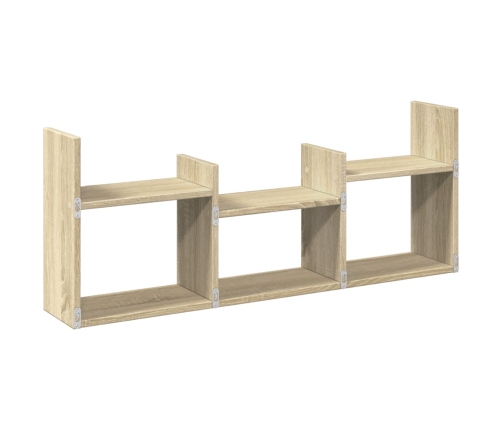 Armario de pared madera de ingeniería roble Sonoma 100x18x40 cm