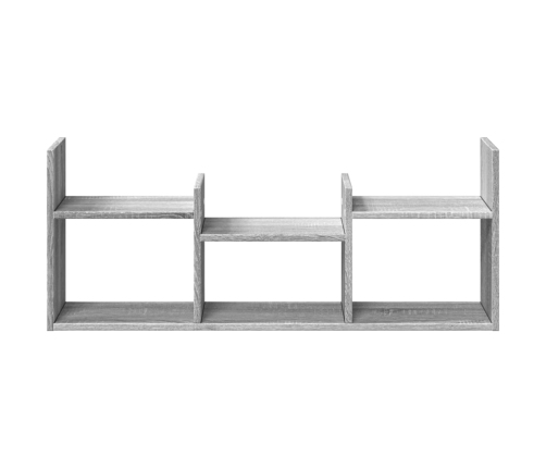 Armario de pared madera de ingeniería gris Sonoma 100x18x40 cm