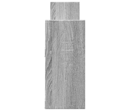 Armario de pared madera de ingeniería gris Sonoma 100x18x40 cm