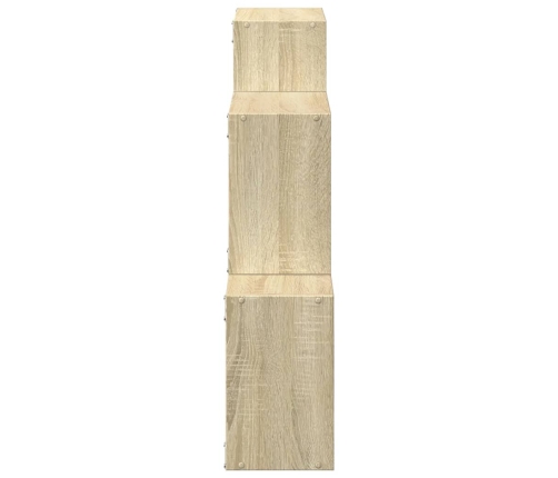 Armario de pared madera de ingeniería roble sonoma 78x18x71 cm