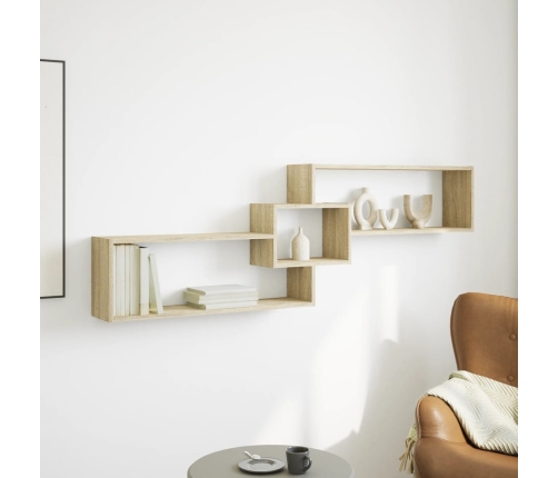 Armario de pared madera de ingeniería roble Sonoma 158x18x53 cm