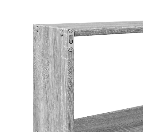 Armario de pared madera de ingeniería gris Sonoma 158x18x53 cm