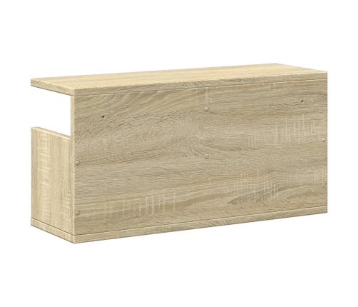 Mueble de pared madera de ingeniería roble Sonoma 60x20x30 cm