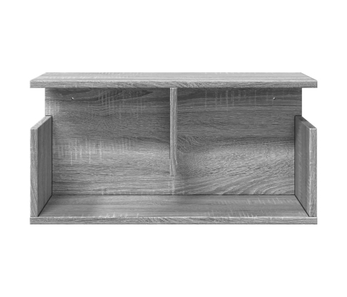 Mueble de pared madera de ingeniería gris Sonoma 60x20x30 cm