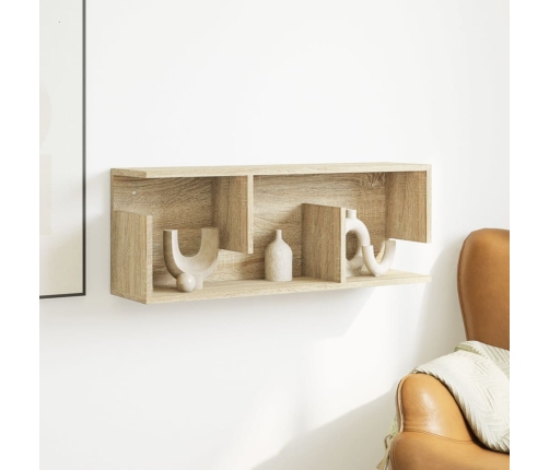 Armario de pared madera de ingeniería roble Sonoma 80x20x30 cm