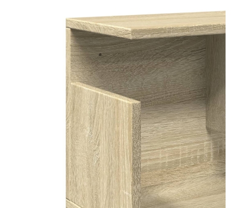 Armario de pared madera de ingeniería roble Sonoma 80x20x30 cm