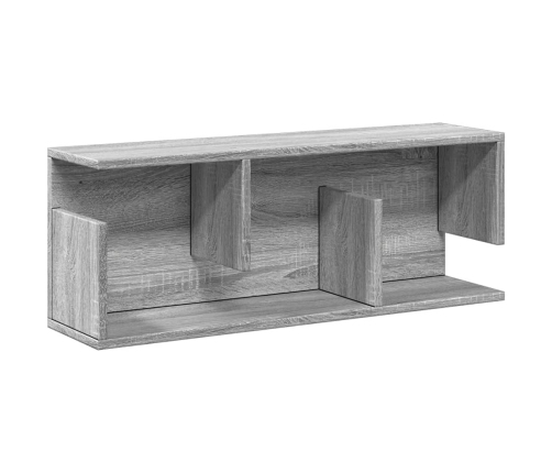 Armario de pared madera de ingeniería gris Sonoma 80x20x30 cm