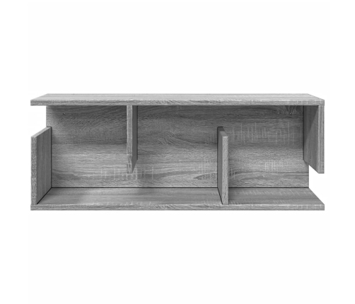 Armario de pared madera de ingeniería gris Sonoma 80x20x30 cm