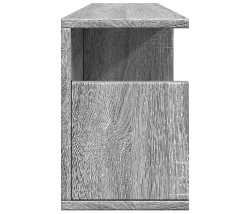 Armario de pared madera de ingeniería gris Sonoma 80x20x30 cm