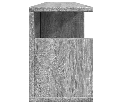 Armario de pared madera de ingeniería gris Sonoma 100x20x30 cm