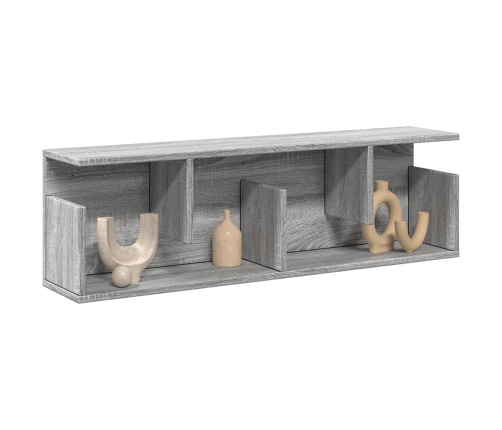 Armario de pared madera de ingeniería gris Sonoma 100x20x30 cm