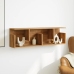 Mueble de pared madera ingeniería roble artisian 100x20x30 cm