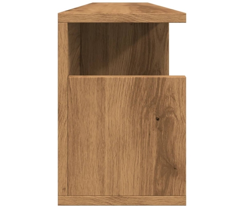 Mueble de pared madera ingeniería roble artisian 100x20x30 cm